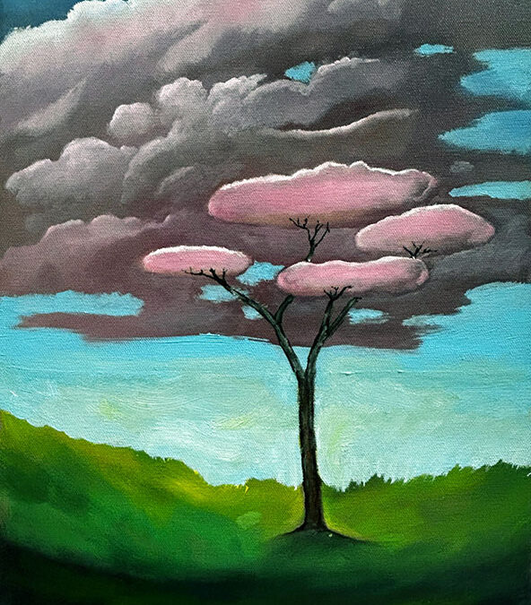 Cloud Tree Pink Clouds